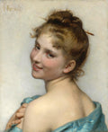 Léon Bazile Perrault A young beauty 1882 Fine Art Print
