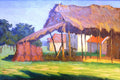 Léo Gausson The Thatched-Roofed Shed 1889 Fine Art Print