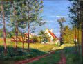 Léo Gausson The entrance to the hamlet 1884 Fine Art Print