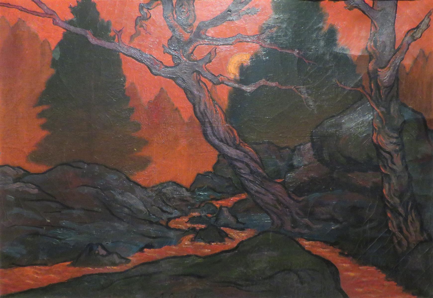 Léo Gausson Soleil Couchant 1890 Fine Art Print