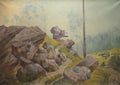Léo Gausson Les Grands Rochers dans la forêt 1893 Fine Art Print