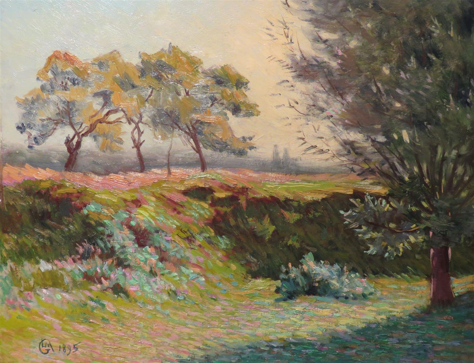 Léo Gausson Untitled (Vue de Gouvernes) 1895 Fine Art Print