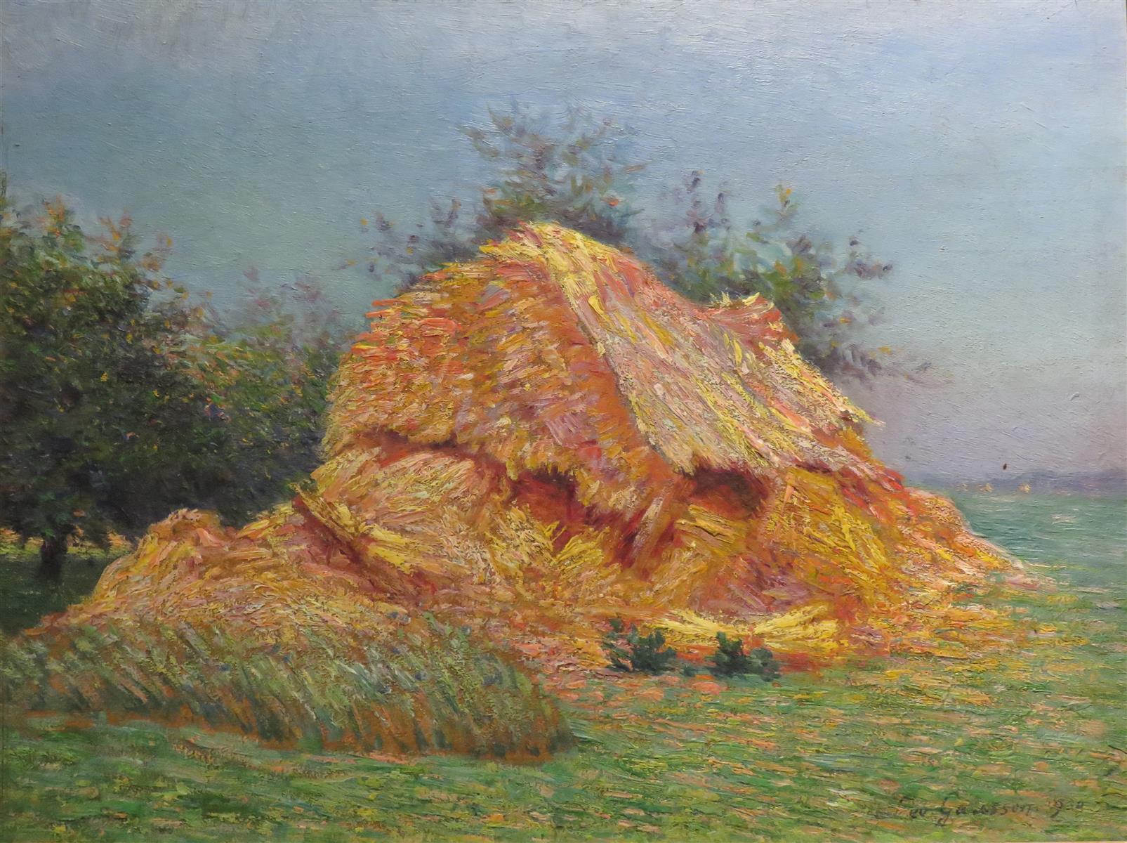 Léo Gausson La Meule effondrée 1900 Fine Art Print