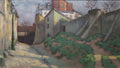Léo Gausson La Rue Cortot à Montmartre 1884 Fine Art Print