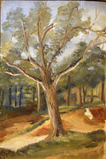 Léo Gausson Les grands arbres dans la clairière 1885 Fine Art Print