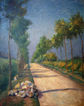 Léo Gausson La Route Nationale à Chessy 1885 Fine Art Print