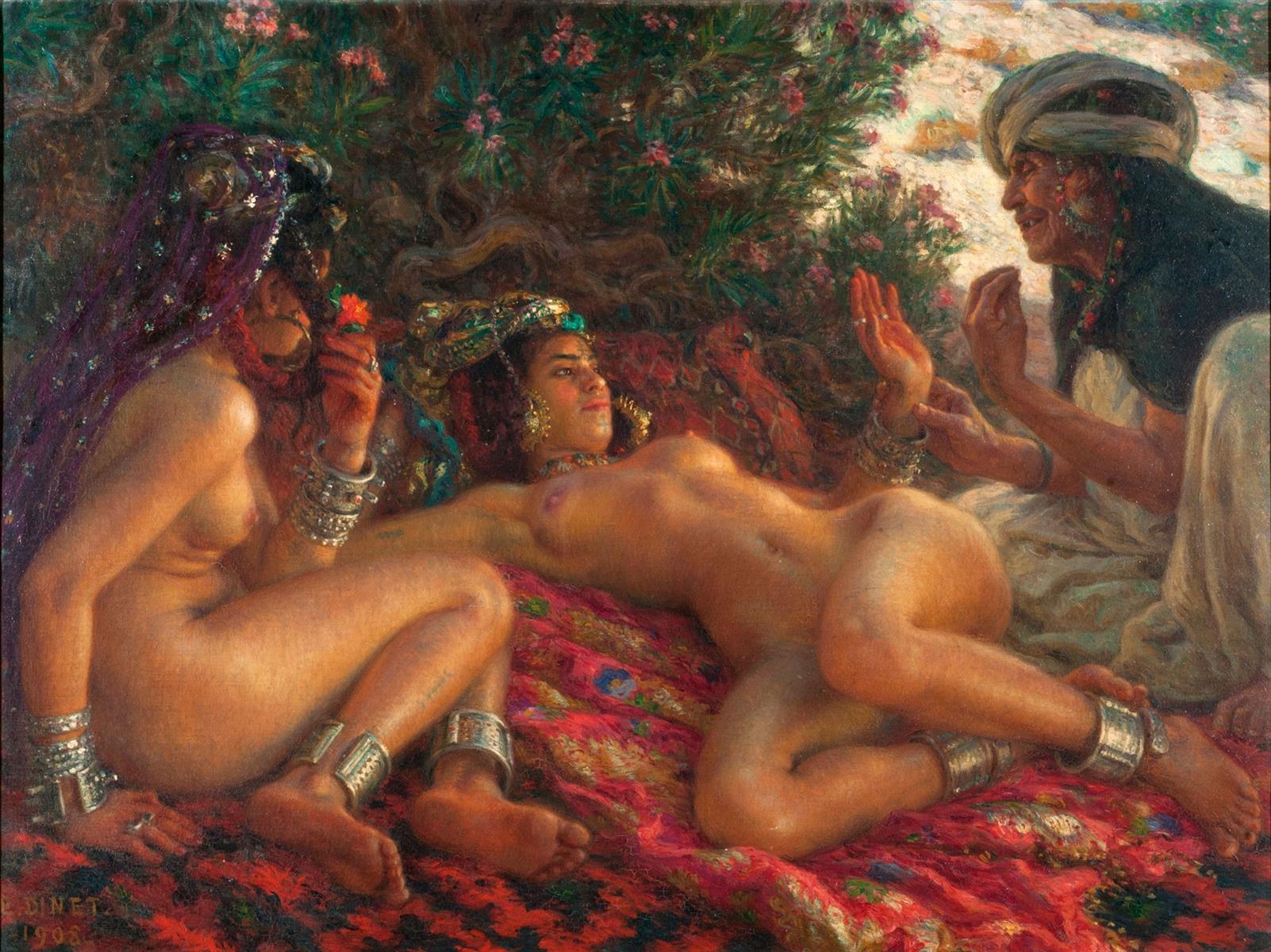 Nasreddine Dinet Satan's messenger 1908 Fine Art Print