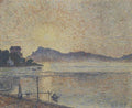 Lucien Pissarro La Pointe De Cougoussa, Sunset 1925 Fine Art Print