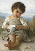 William-Adolphe Bouguereau The Cup of Milk 1879 Fine Art Print
