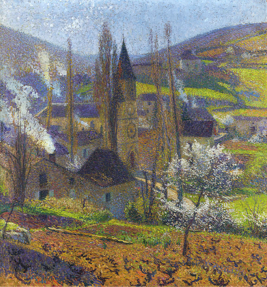 Henri Martin Labastide in Spring behind the Presbytere 1910 Fine Art Print