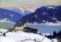 Clarence Gagnon Lac de Charlevoix 1921 Fine Art Print