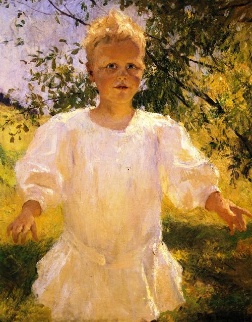 Frank W. Benson Laddie 1908 Fine Art Print