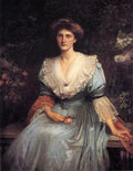 John William Waterhouse Lady Violet Henderson 1907 Fine Art Print