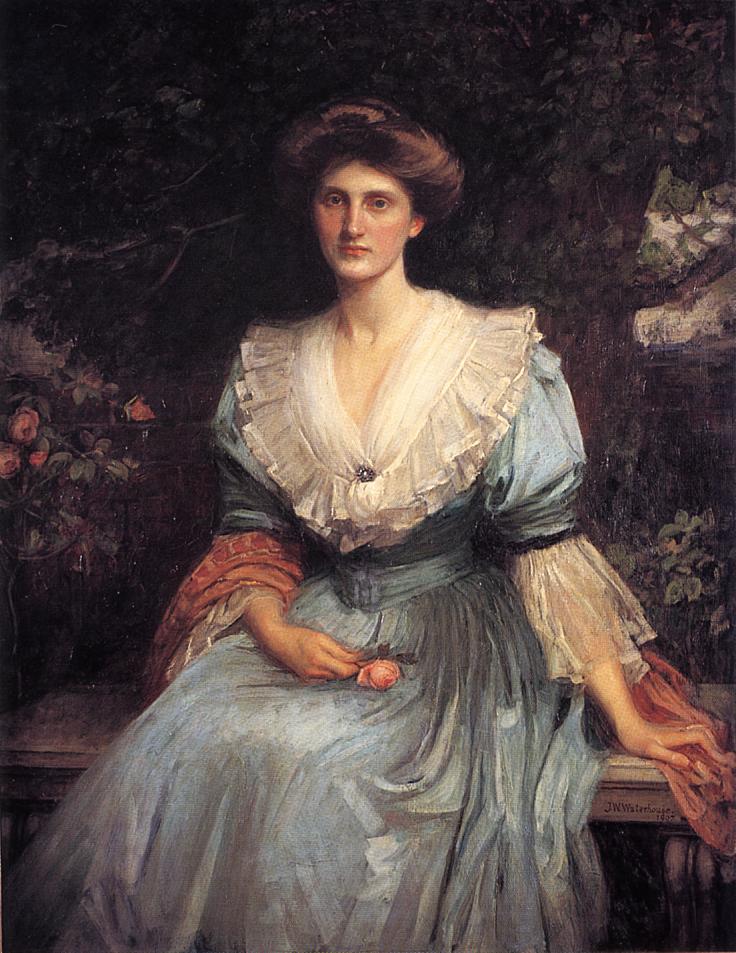 John William Waterhouse Lady Violet Henderson 1907 Fine Art Print