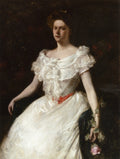 William Merritt Chase Lady with a Rose 1901 Fine Art Print