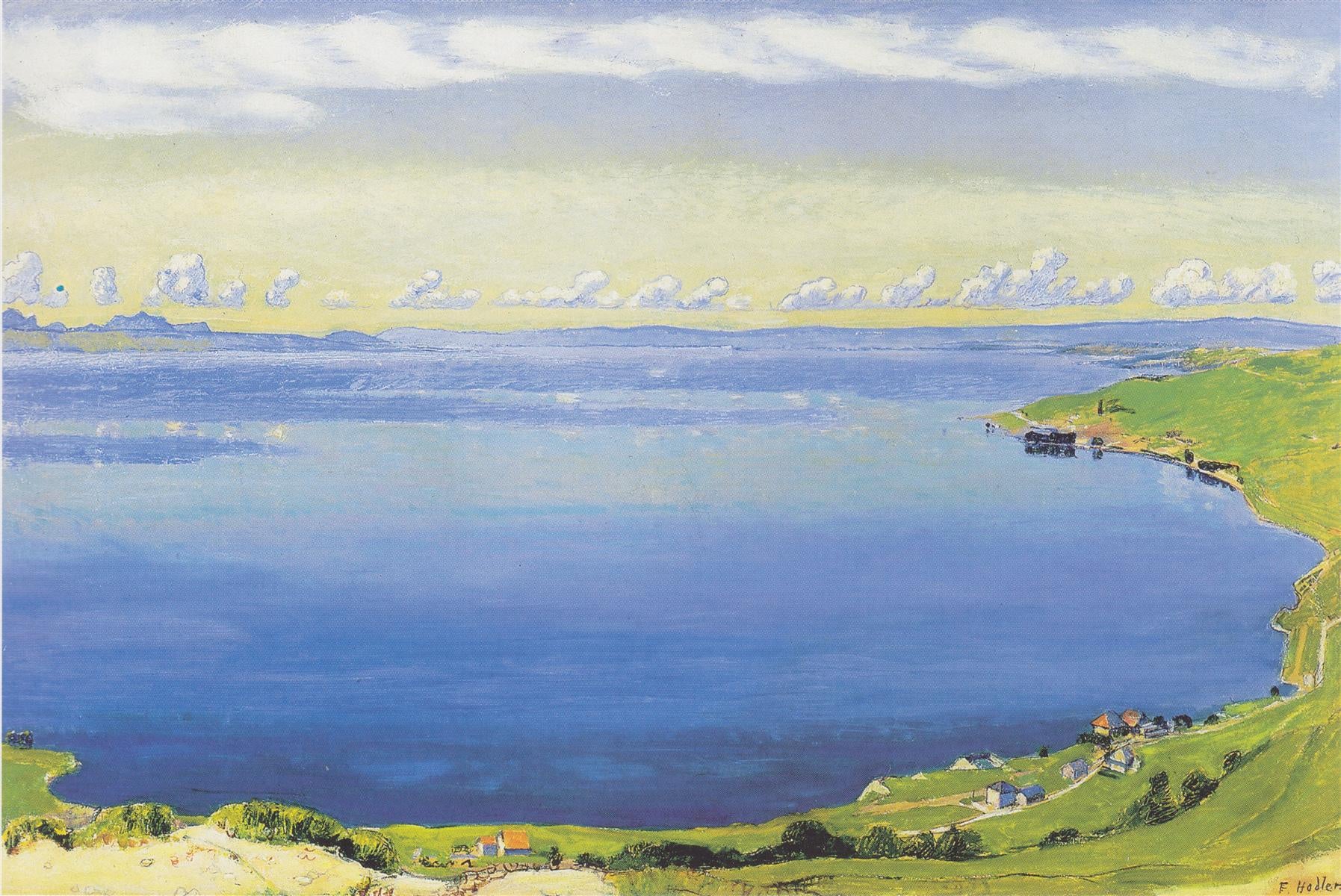 Ferdinand Hodler Lake Geneva from Chexbres 1904 Fine Art Print