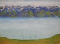 Ferdinand Hodler Lake Geneva with Savoyerbergen 1907 Fine Art Print