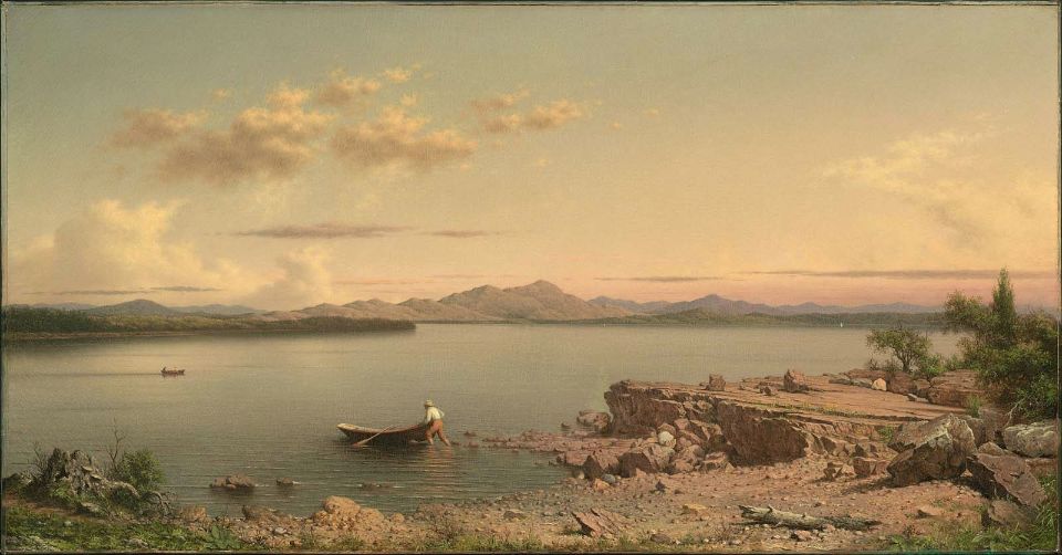 Martin Johnson Heade Lake George 1862 Fine Art Print