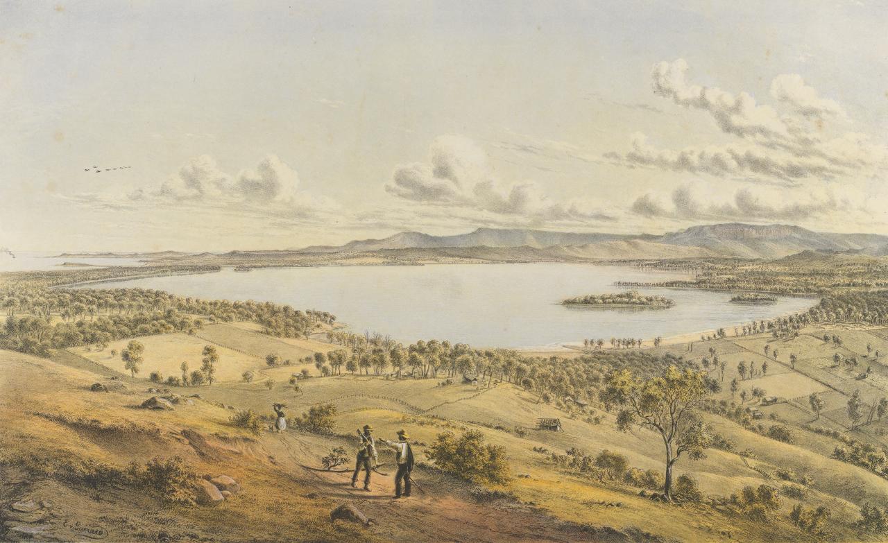 Eugene von Guerard Lake Illawarra, N.S.W. 1867 Fine Art Print
