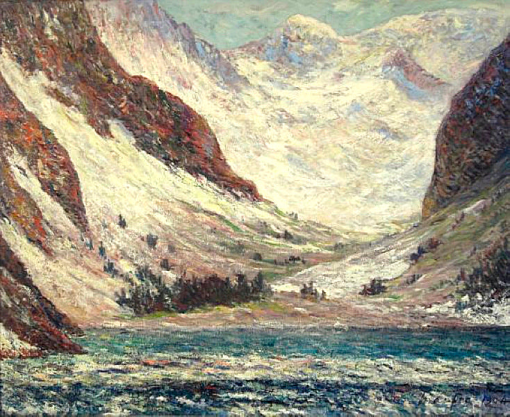 Maxime Maufra Lake Lovitel 1904 Fine Art Print