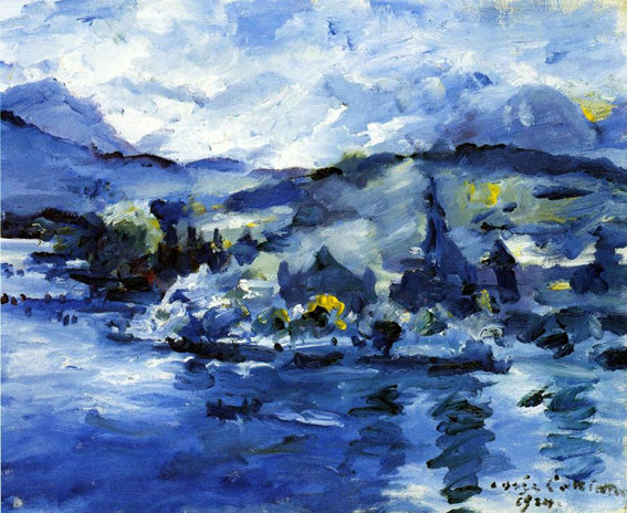 Lovis Corinth Lake Lucerne-Afternoon 1924 Fine Art Print