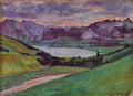 Ferdinand Hodler Lake Thun 1884 Fine Art Print