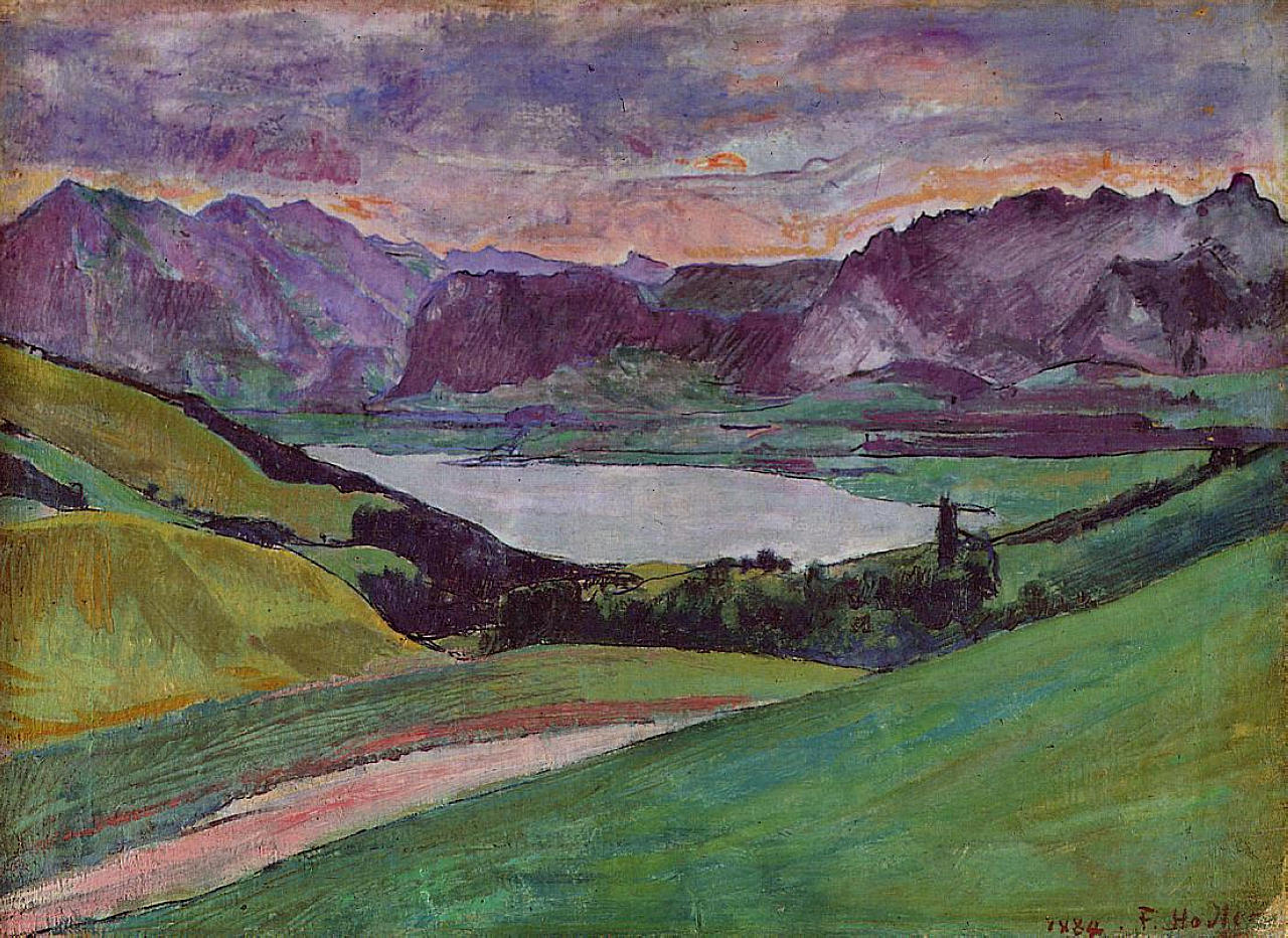 Ferdinand Hodler Lake Thun 1884 Fine Art Print