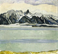 Ferdinand Hodler Lake Thun with Stockhornkette in Winter 1913 Fine Art Print