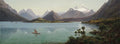 Eugene von Guerard Lake Wakatipu with Mount Earnslaw, Middle Island, New Zealand 1879 Fine Art Print
