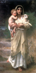 William-Adolphe Bouguereau The Lambs 1897 Fine Art Print