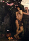 Arnold Böcklin Lament of the Shepherd 1866 Fine Art Print