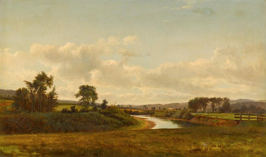 David Johnson Lancaster New Hampshire Farmland 1867 Fine Art Print