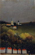 Henri Rousseau Landscape 1885-1886 Fine Art Print
