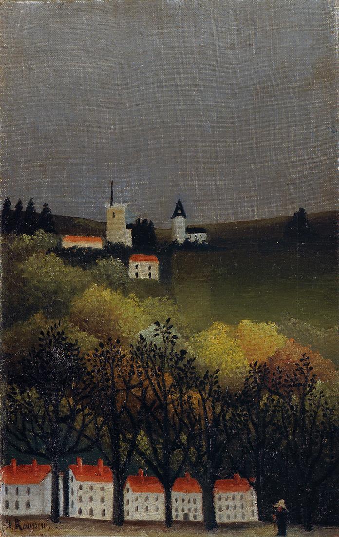 Henri Rousseau Landscape 1885-1886 Fine Art Print