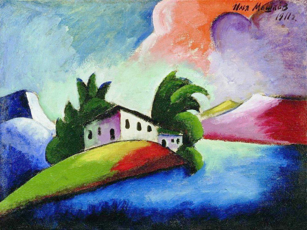 Ilya Mashkov Landscape 1911 Fine Art Print