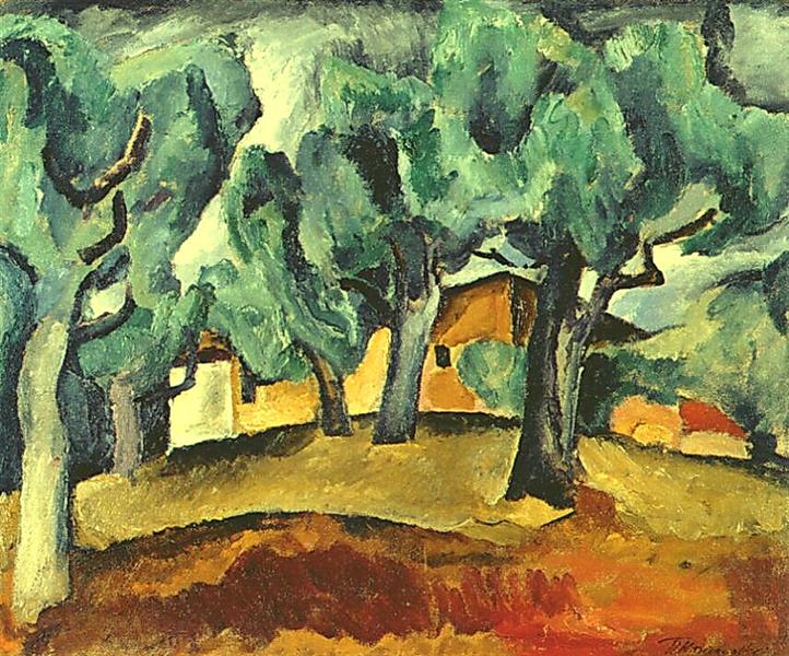 Pyotr Konchalovsky Landscape 1912 Fine Art Print
