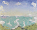 Ferdinand Hodler Landscape at Caux with increasing clouds 1917 Fine Art Print