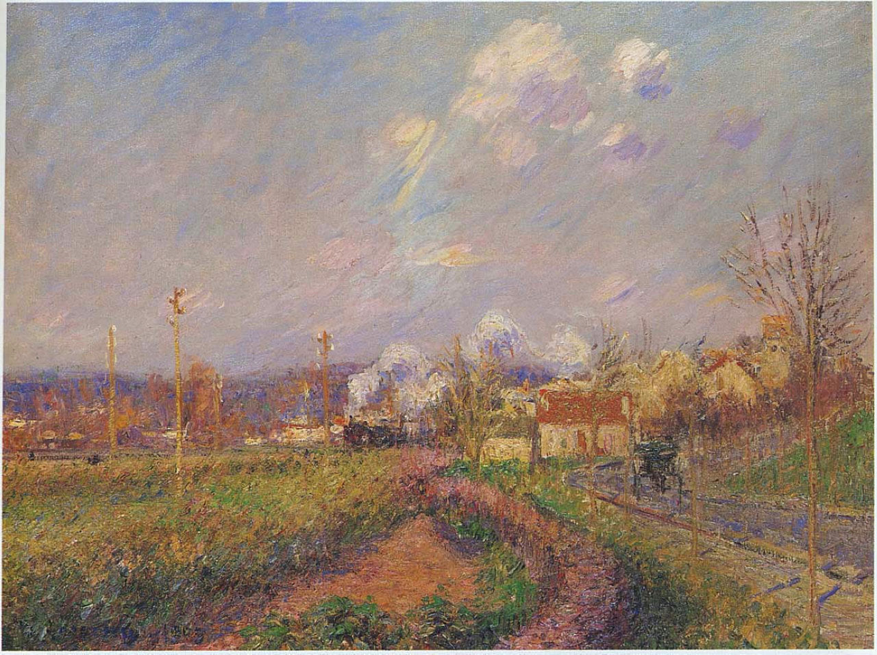 Gustave Loiseau Landscape in Autumn 1909 Fine Art Print