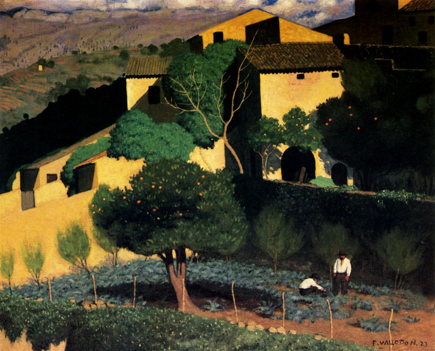 Felix Vallotton Landscape in Cagnes 1923 Fine Art Print