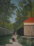 Henri Rousseau Landscape in Montsouris Park with Five Figures 1910 Fine Art Print