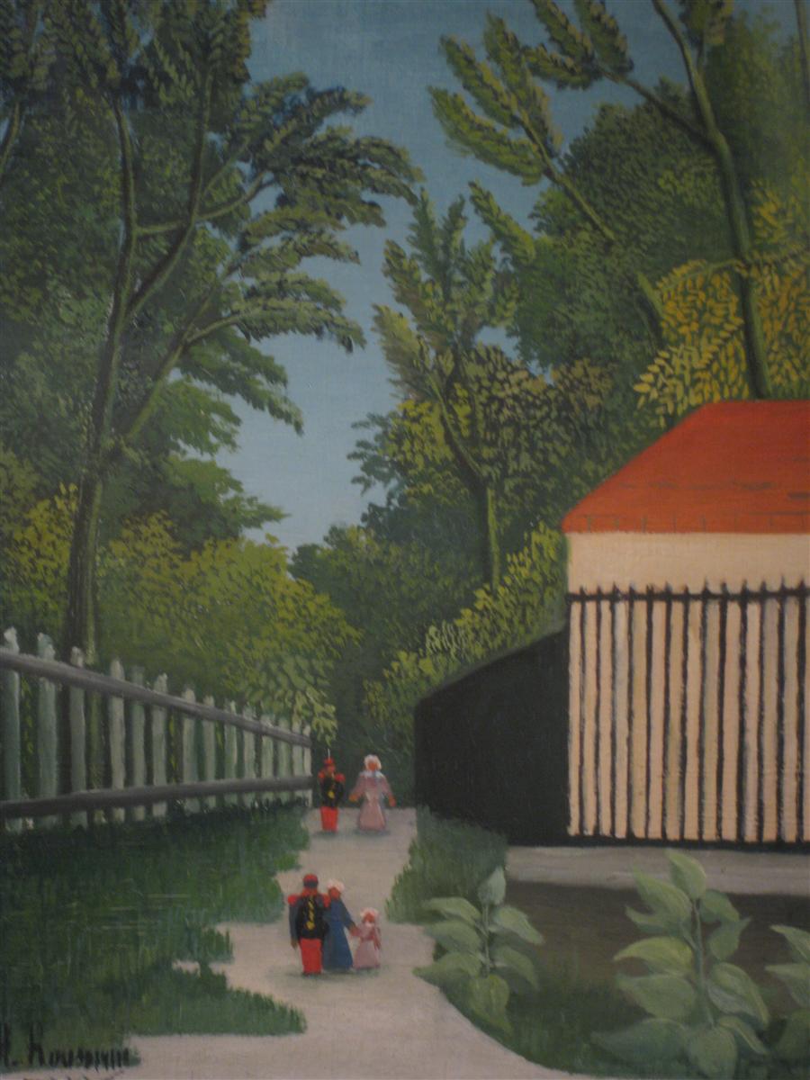 Henri Rousseau Landscape in Montsouris Park with Five Figures 1910 Fine Art Print