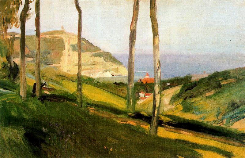 Joaquín Sorolla Landscape in San Sebastian 1911 Fine Art Print