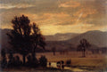 Albert Bierstadt Landscape with Cattle 1859 Fine Art Print