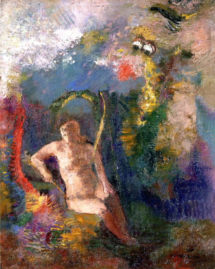 Odilon Redon Landscape with Eve 1900 Fine Art Print