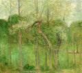 Julian Alden Weir Landscape with Steeple, Wyndham 1892 Fine Art Print