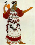 Leon Bakst L'apres Midi d'un Faune a Nymph 1912 Fine Art Print