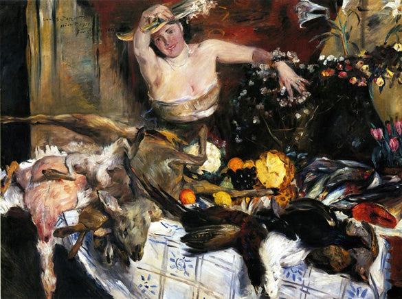 Lovis Corinth Large Still Life with Figure 1911 Fine Art Print
