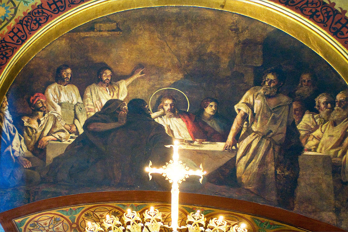 Wilhelm Kotarbinski Last Supper 1900 Fine Art Print