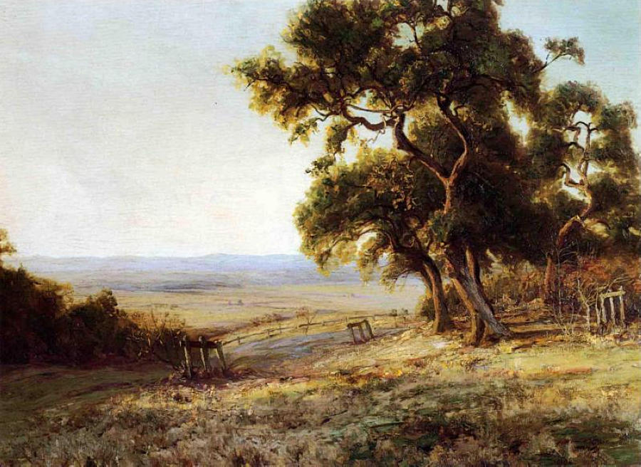 Robert Julian Onderdonk Late Afternoon, Valley of the Leon 1909 Fine Art Print
