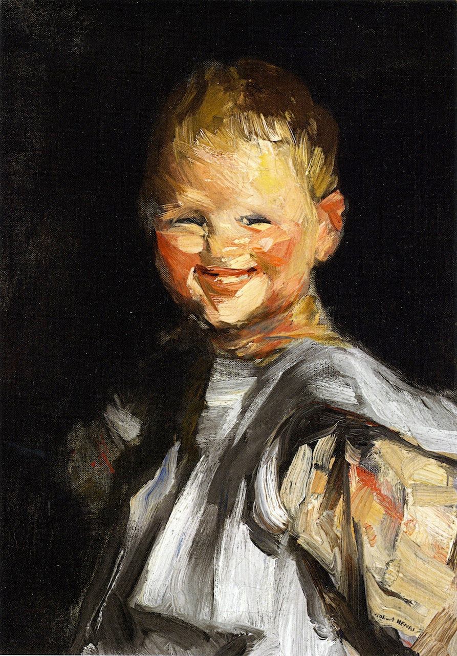 Robert Henri Laughing Child 1907 Fine Art Print